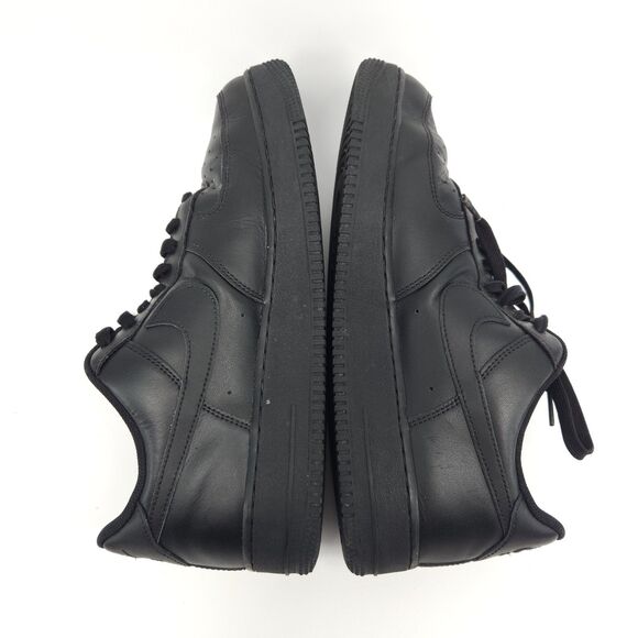 Nike Air Force 1 '07 Low Shoes Men Size 11.5 Triple Black - Picture 6 of 9